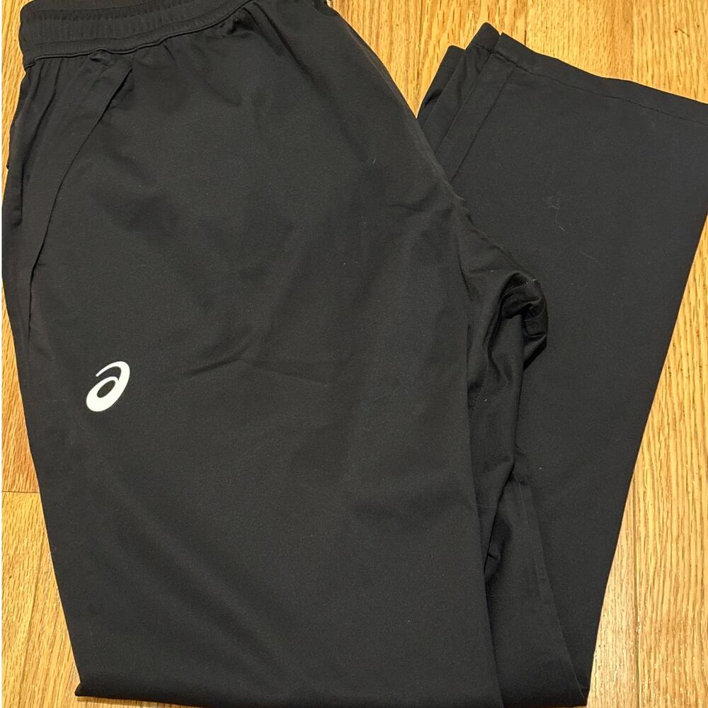 Asics Team Rain Pants, Black, Size 2XL